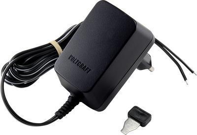 Voltcraft VC-11258675 Alimentazione plug-in, regolabile 3 V/DC, 4,5 V/DC, 5 V/DC, 6 V/DC, 7,5 V/DC, 9 V/DC, 12 V/DC 0.6 A 7,2 W
