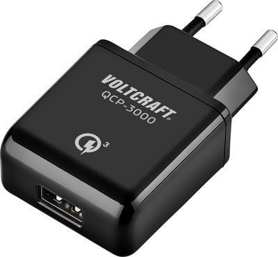 Voltcraft QCP-3000 USB Caricatore Uscita CONSEGNA DI USCIE (MAX.) 3000 MA 1 X Quick Charge USB Quick 3.0 (VC-11342765)
