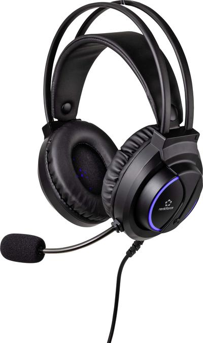 RenkForce RF-GHD-200 Affiorle da gioco 35 mm in linea legata sul nero (RF-4549044)