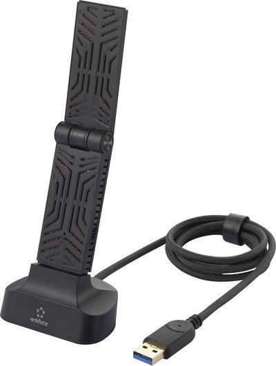 RenkForce RF-4596432 RF-WFD-300 Stick WLAN SECH 1900 Mbit/S 24 GHz (RF-4596432))