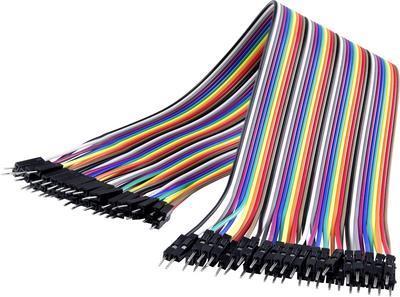 RenkForce JKMM403 Jumper-Kabel Arduino, Banana PI, Raspberry Pi [connettore a ponte a filo 30x-40x Ponte per ponte] 30,00 cm co
