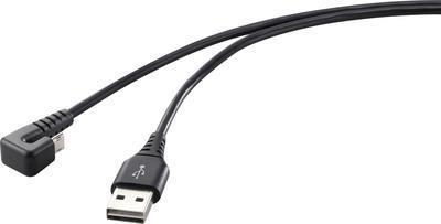 RenkForce USB 2.0, telefono (analogico) Cavo di connessione [1x USB 2.0 Connettore A-1X USB 2.0 Socket Micro-B] 1,00 M nero (RF