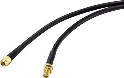 Prolunga cavo antenna SpeaKa Professional 1x Spina RP-SMA - 1x Presa RP-SMA 2.00 m nero (SP-9226160)