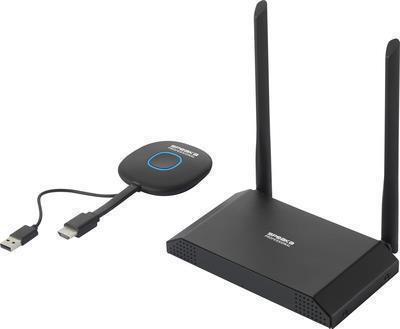 SpeaKa Professional SP-VShare Sistema di presentazione wireless 4K UHD 4x Multi Viewer funzione lavagna digitale trasmissione r