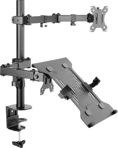 SpeaKa Professional SP-MM-302 Supporto per monitor 1 pezzo 330 cm (13) - 813 cm (32) inclinabile girevole regolabile in altezza