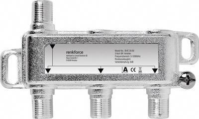 Distributore TV via cavo Renkforce 5-1006 MHz (RF-4711240)