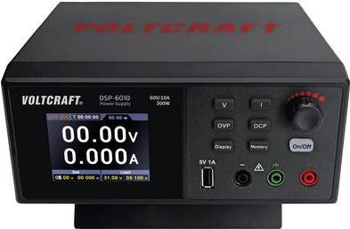 Voltcraft DSP-6010 Sistema di laboratorio, regolabile 0-60 V 0-10 A 300 W USB Slave Numero di uscite 1 x (VC-12230435)