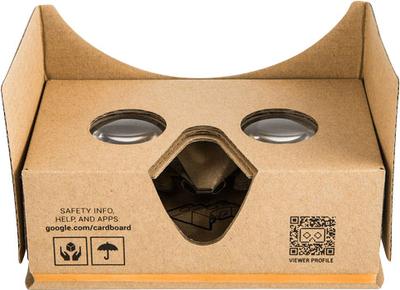 Occhiali per realtà virtuale marroni Renkforce Headmount Google 3D VR (RF-4965868)