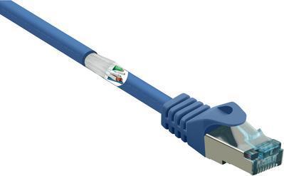 Renkforce RF-5043920. Lunghezza del cavo: 15 m, cavo Standard: Cat6A, schermatura del cavo: S/FTP (S-S-STP), Connessione 1: RJ-