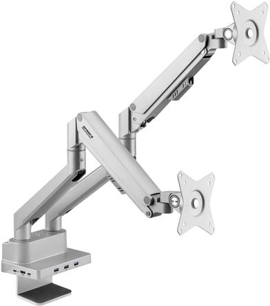 SpeaKa Professional SP-MM-800 Supporto da tavolo per monitor doppio 432 cm (17) - 813 cm (32) Docking station integrata tecnolo