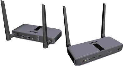 SpeakA Professional SP-HWE-800 HDMI Radio Transmission (Set) 150 M 5 GHz 1920 x 1080 pixel TRASMISSIONE ADUCI A SICURI, Output