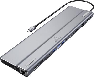 Renkforce Notebook DockingStation RF-DKS-902 Adatto per il marchio (Notebook Docking Station): lettore di schede integrate univ
