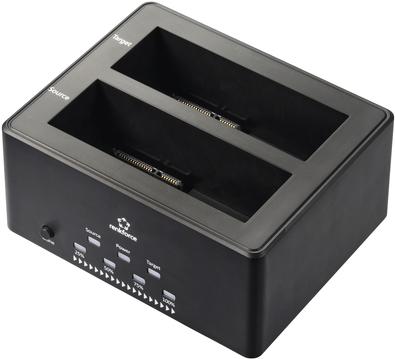 RenkForce RF-5576398 USB 3.2 Gen 1 (USB 3.0) SATA 2 Driver Driver Drive Station da 2,5 pollici, 3,5 pollici con funzione clone,