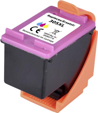 Renkforce Ink Sostituisce HP HP 305XL (3yM63AE) CIAN compatibile, Magenta, Gelb RF-I-HP305XLCMY RF-5633220 (RF-5633220)