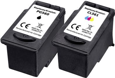 Renkforce Ink Combini Pacchetto sostituito Canon PG-560 + CL-561 (3713C006) Black compatibile, ciano, magenta, giallo RF-I-C-PG