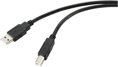 Connettore USB 2.0 USB 2.0 USB SUSB, connettore USB-B 20,00 M BRAID NERO RF-5720372 (RF-5720372)