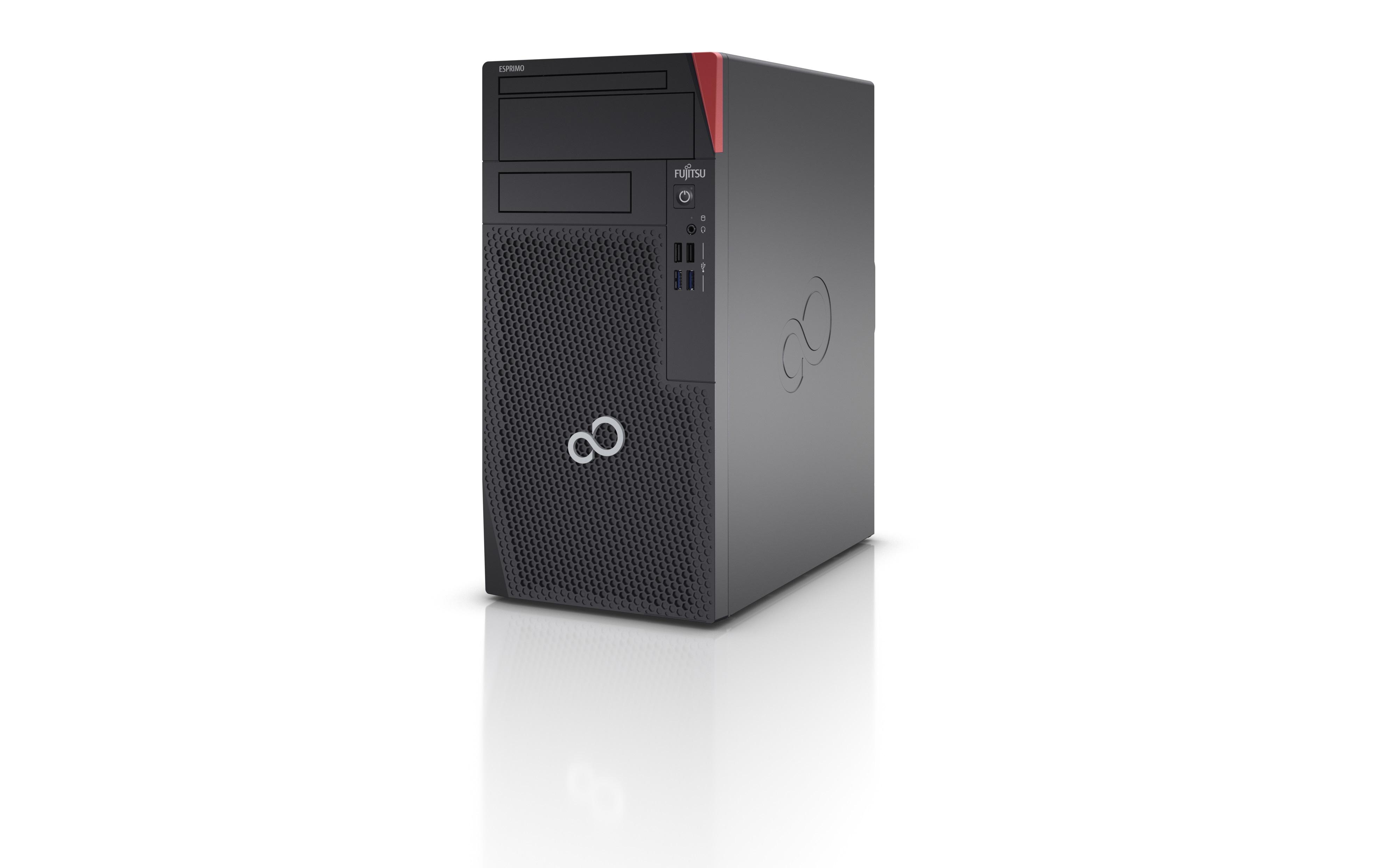 Fujitsu ESPRIMO P5010 Intel Core i5 i5-10400 16 GB DDR4-SDRAM 512 GB SSD Windows 10 Pro Desktop PC Nero