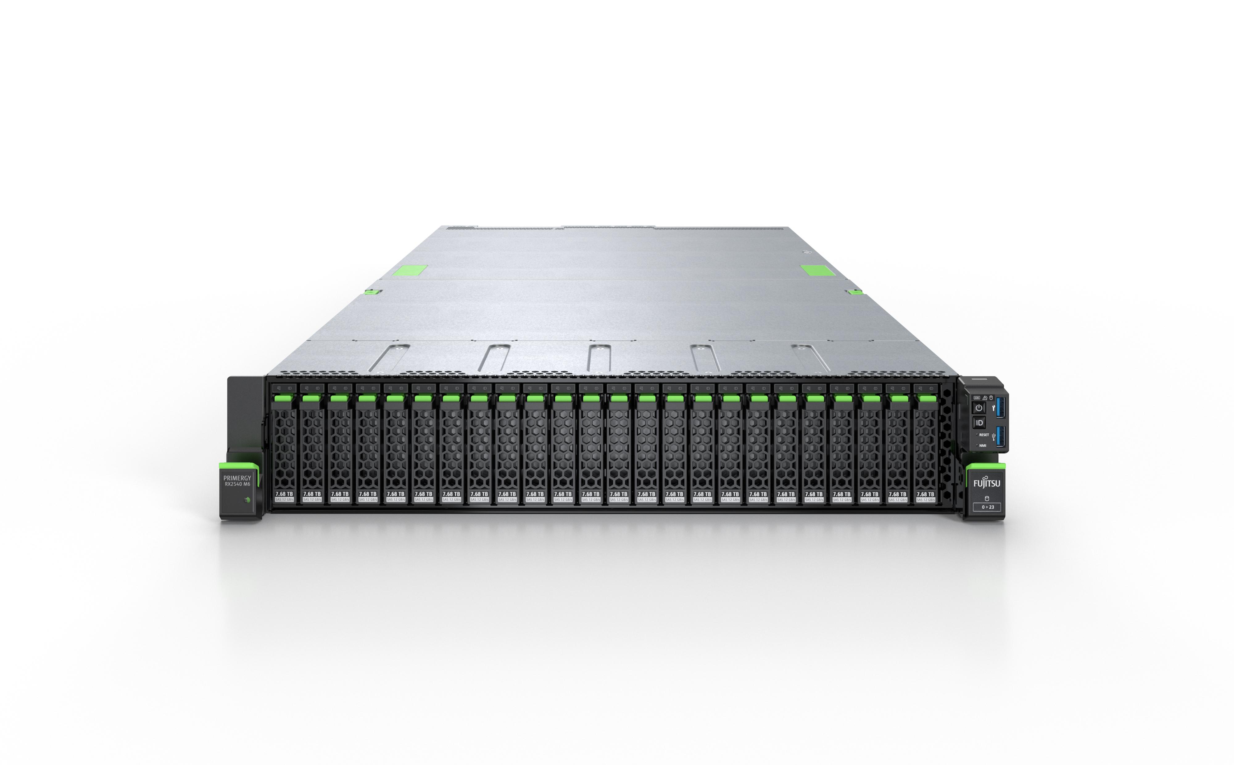 Fujitsu PRIMERGY RX2540 M6 server Armadio (2U) Intel Xeon Gold 6346 31 GHz 32 GB DDR4-SDRAM 900 W