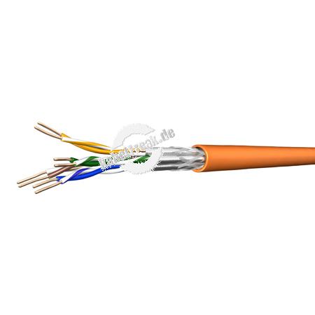 Cavo di installazione Draka UC900 HS23, Cat 7, S/FTP, PiMF, arancione, anello da 100 m
