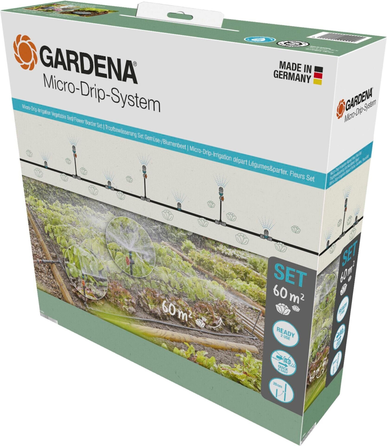 GARDENA 13450-20.000.00 Set di irrigazione a goccia Micro-Drip-System