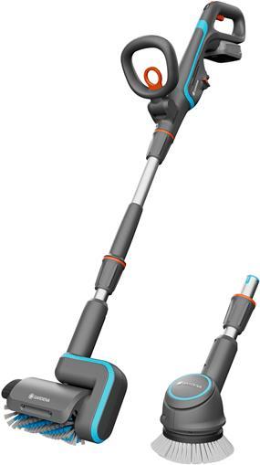 Multi-aspirapolvere a batteria AquaBrush Universal 18V P4A grigio turchese Batteria agli ioni di litio 2,5 Ah P4A