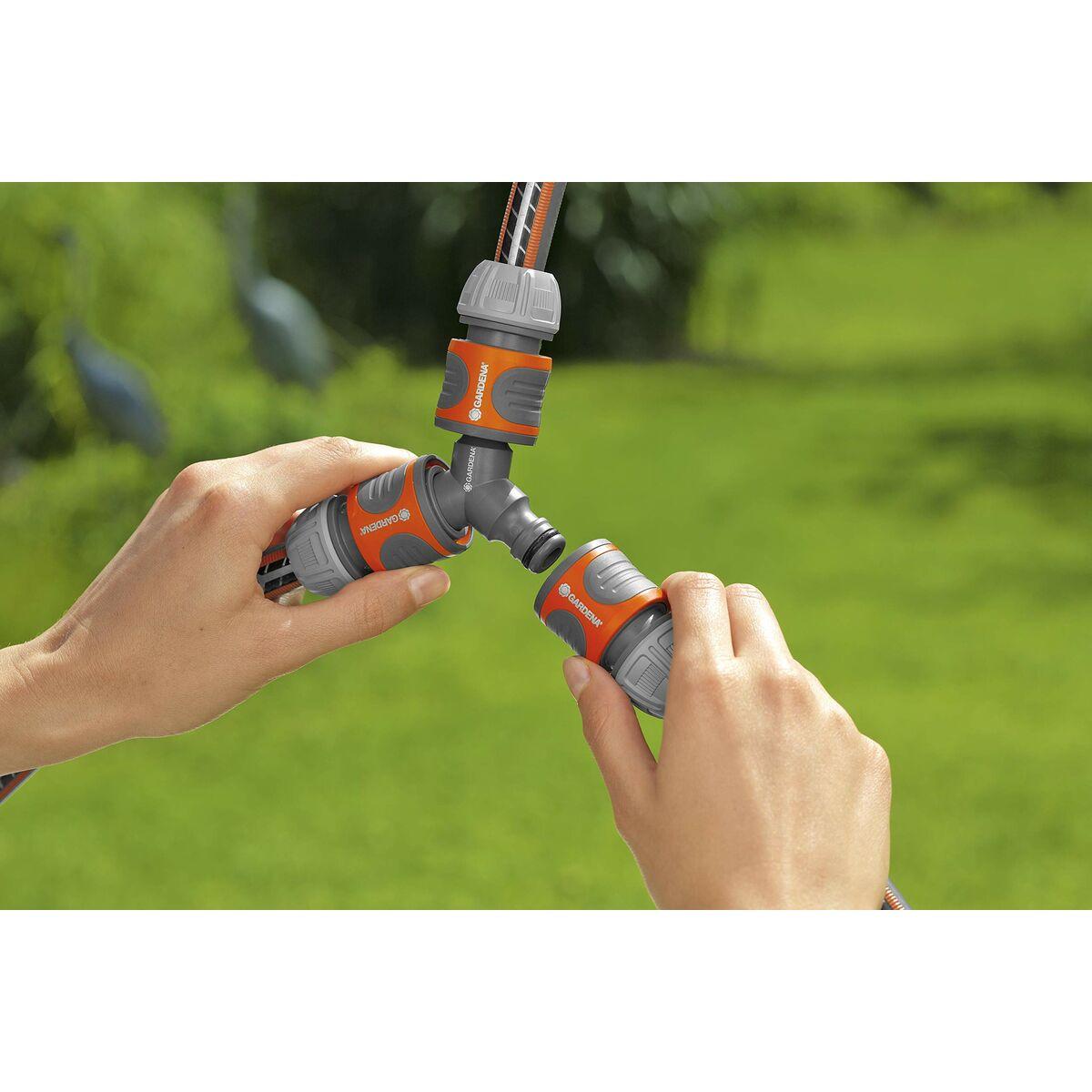 Connettore Gardena 18287-20 Triplo Sistema di irrigazione 15 mm