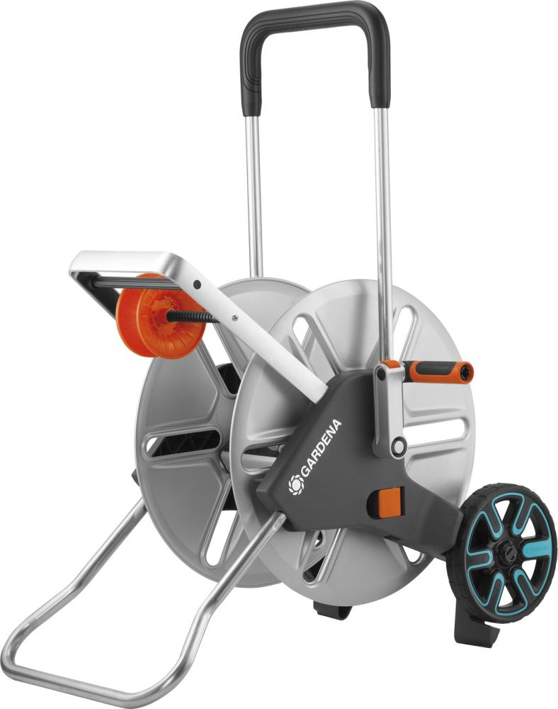 Gardena 18550-20 Carrello portagomma AquaRoll L Easy Set in metallo