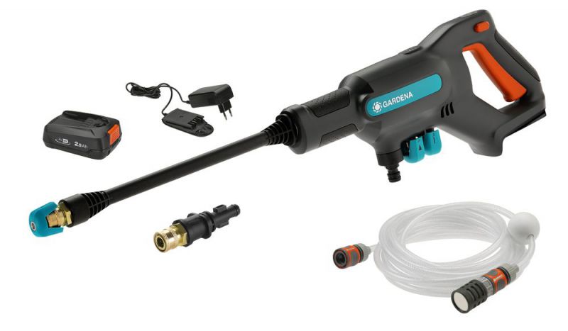Idropulitrice a media pressione Gardena AquaClean 24/18 V P4A set pronto all'uso