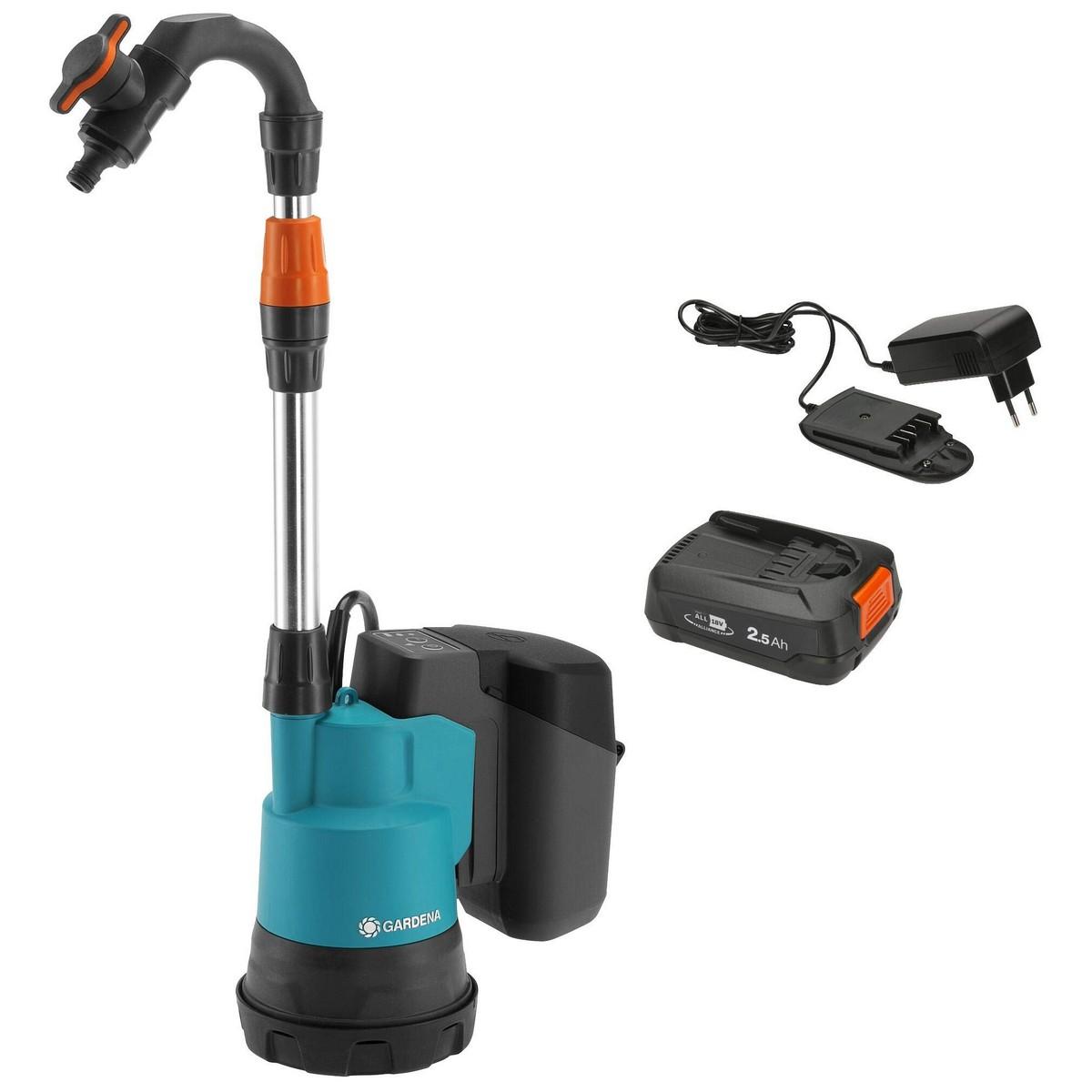 Gardena 14602-20 pompa a batteria per botte di pioggia 2000/2 18V P4A