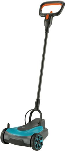 Rasaerba a batteria HandyMower 22 18V P4A solo grigio turchese senza batteria e caricabatterie