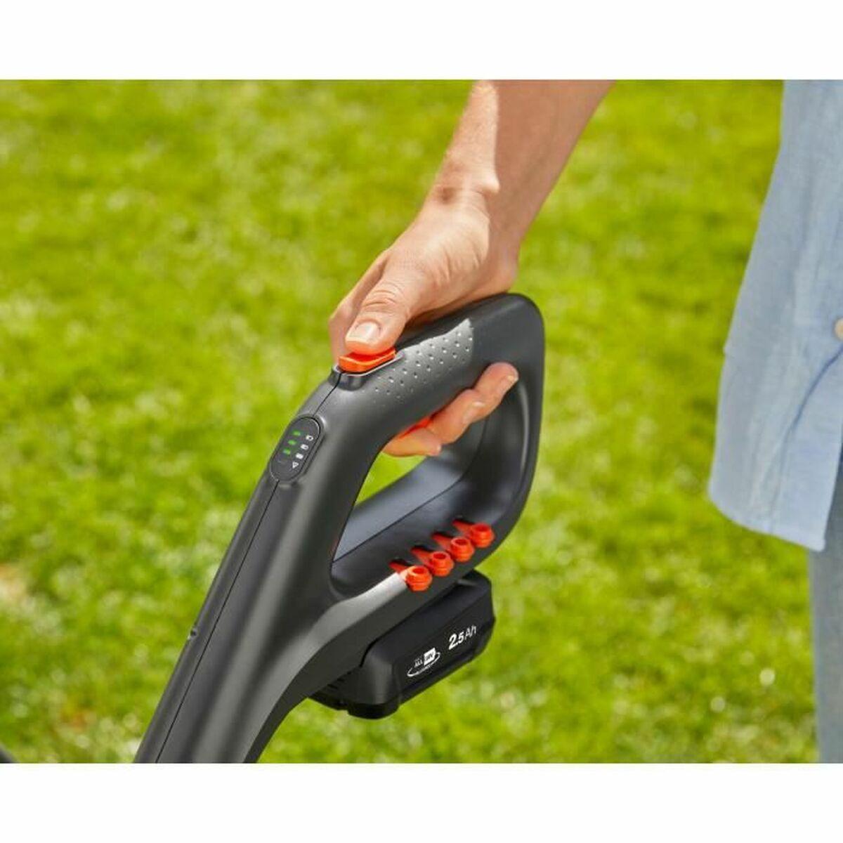 Gertetyp Akku - Rasentrimmer Produktfarbe Black Blue Schneideweite 23cm Lieferumfang Akku-Ladegert AL 1810 CV 1x Akku 18V 5