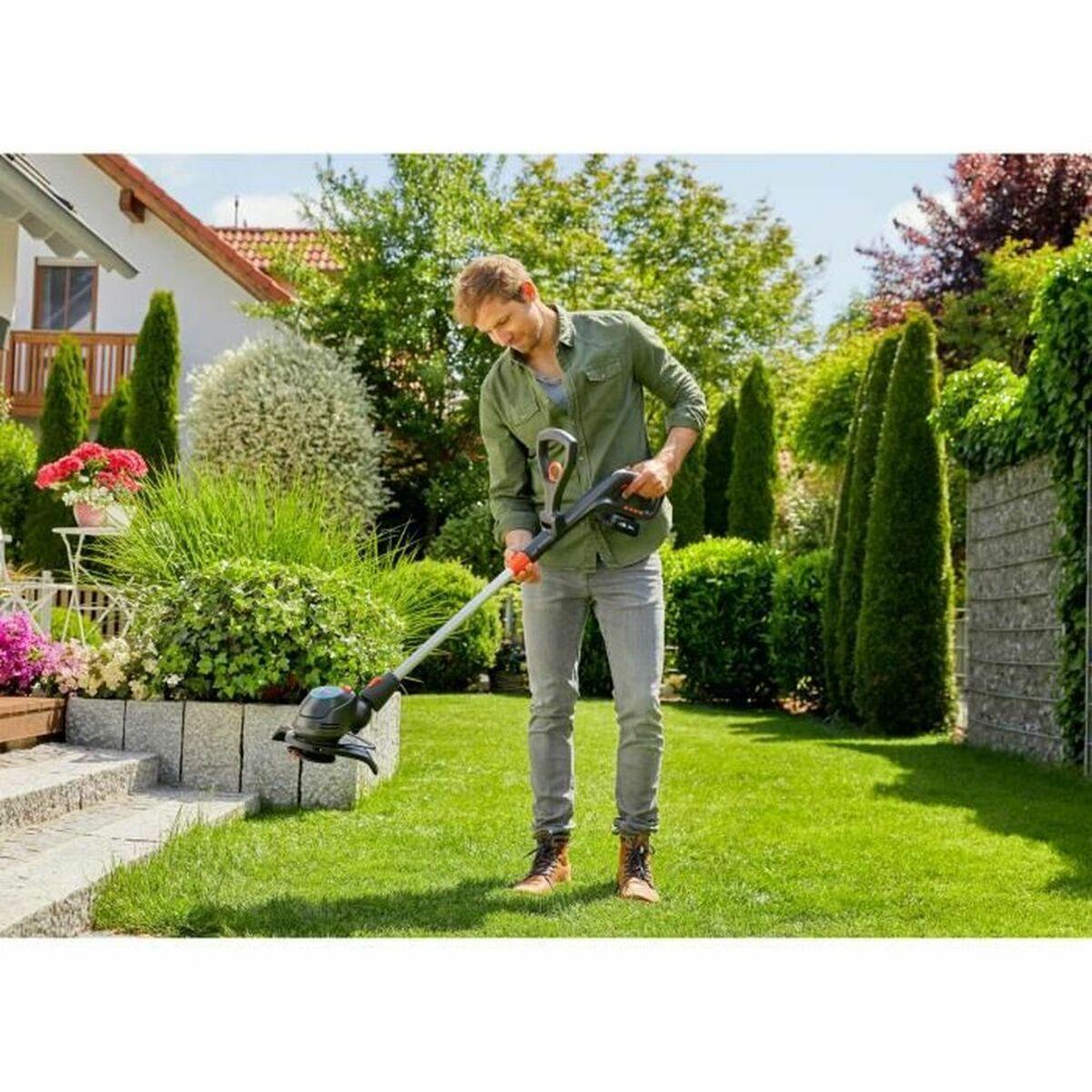 Gertetyp Akku - Rasentrimmer Produktfarbe Black Blue Schneideweite 23cm Lieferumfang Akku-Ladegert AL 1810 CV 1x Akku 18V 5