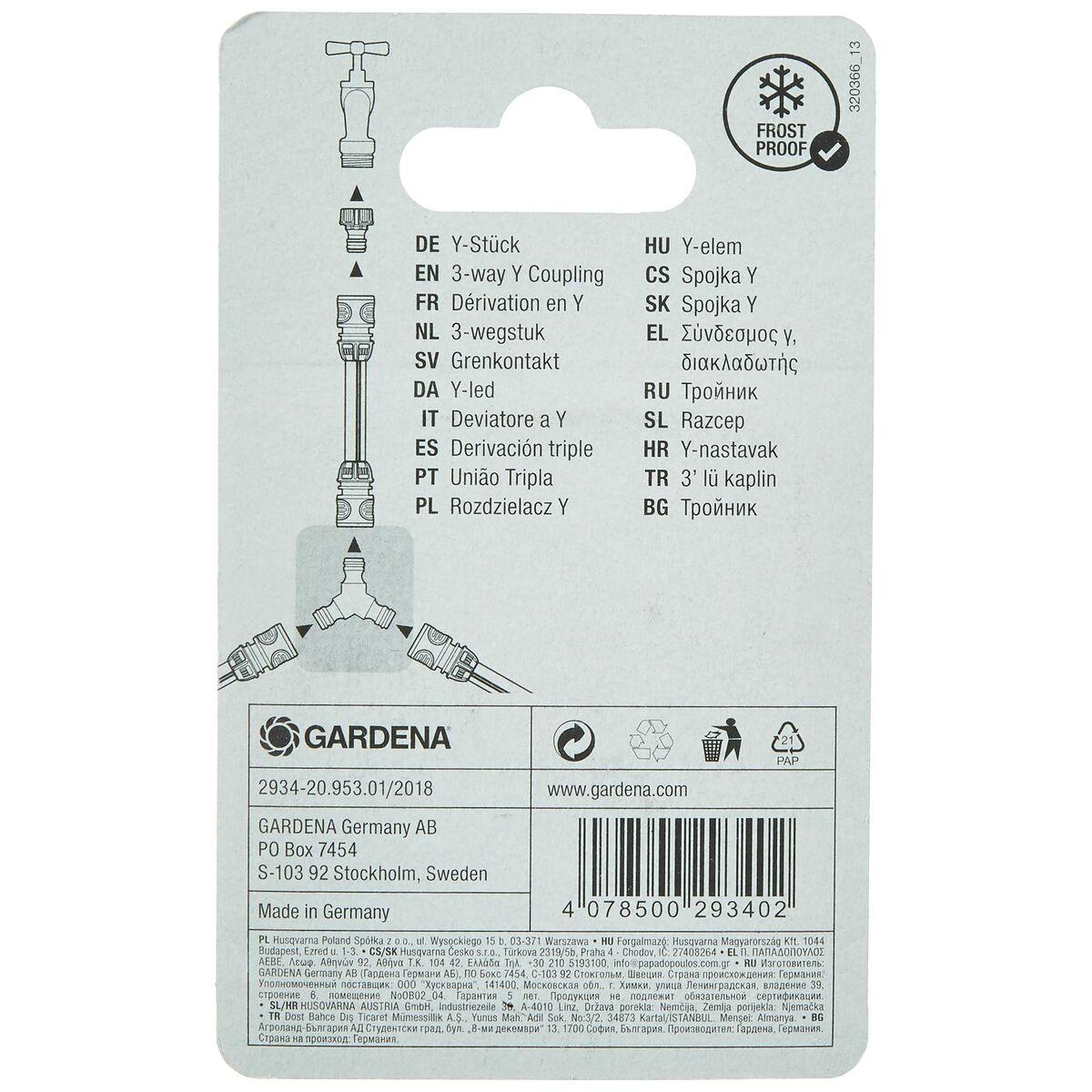 Connettore Gardena 2934-20 1/2 "- 3/4 "