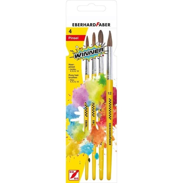 Spazzola per capelli Eberh.Faber 4 pz.