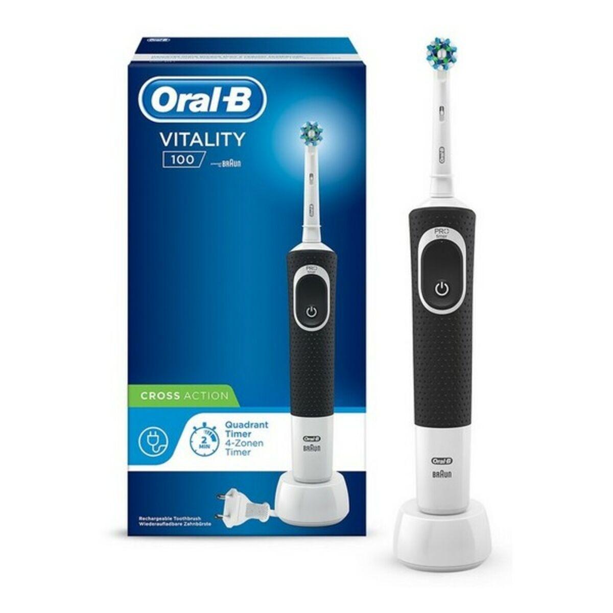 Oral-B Vitality 100 Spazzolino Elettrico Nero Braun