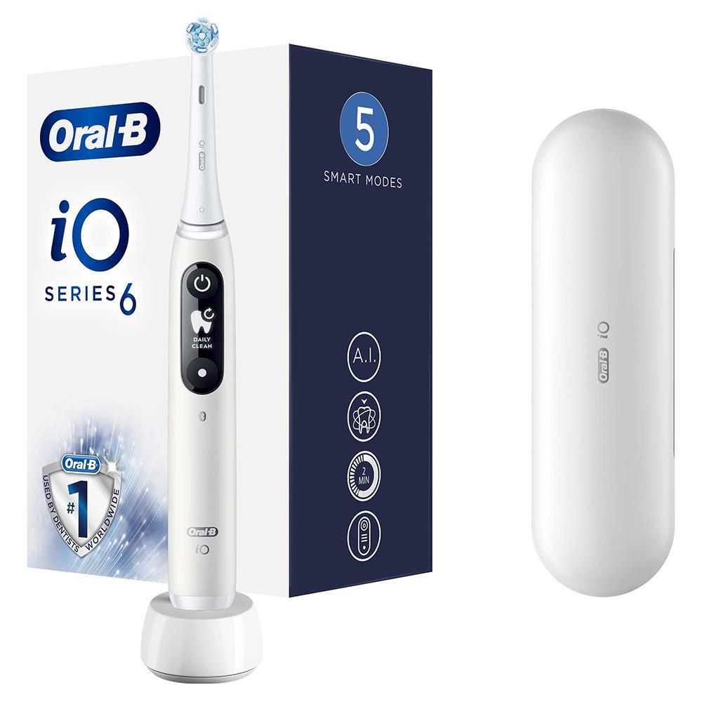 Oral-B iO 4210201381648 spazzolino elettrico Spazzolino rotante Bianco