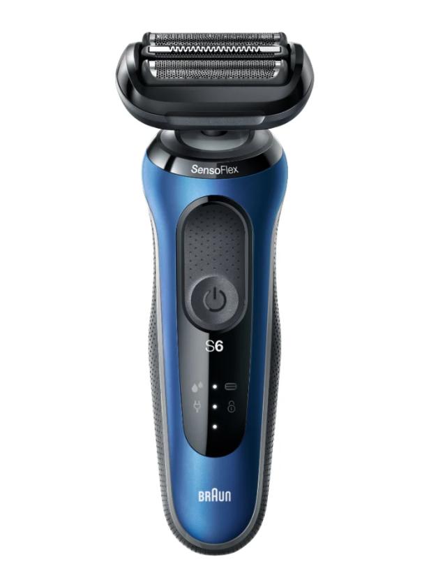 Braun Series 6 61-B4500cs Rasoio Trimmer Nero, Blu
