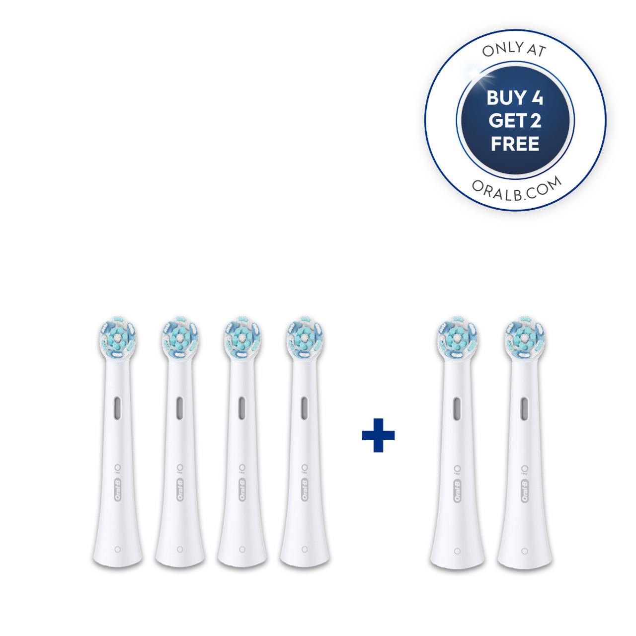 Teste di spazzole di sostituzione pulite orali-B IO (6pack)