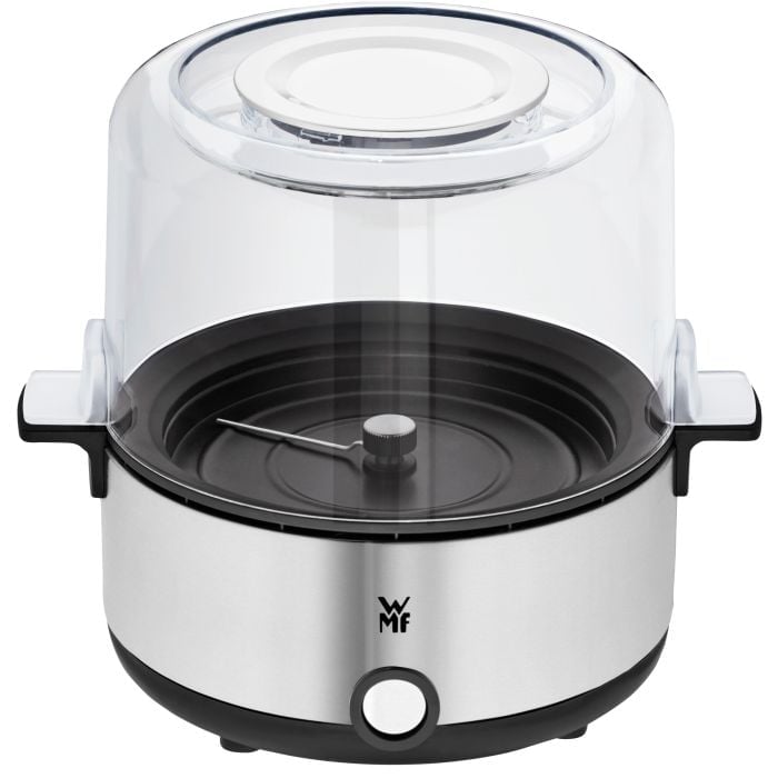WMF 415470011 CUCINAminis macchina per popcorn per la casa, acciaio inossidabile opaco