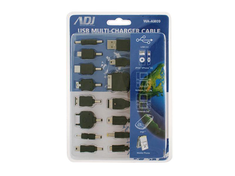 ADJ CARICABATTERIA UNIVERSALE PER CONSOLE PSP E TELEFONI IPHONE NOKIA SAMSUNG ADJACOFAM09