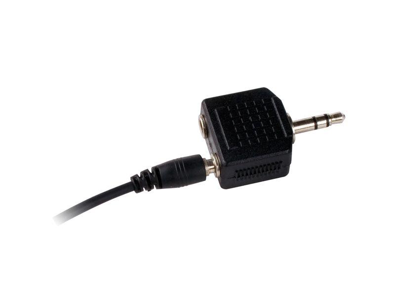 ADJ ADATTATORE AUDIO DA 1 35MM MASCHIO A 2X 35 JACK FEMMINA 11.99.4440