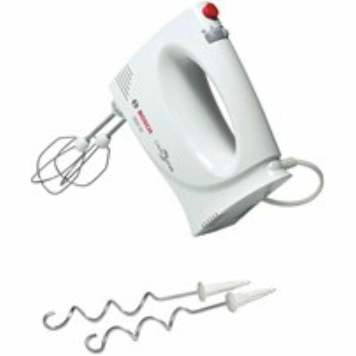 â€¢ Leistung: 300 W â€¢ 2 Geschwindigkeitsstufen â€¢ 2 Knethaken â€¢ 2 RÃ¼hrbesen â€¢ Gewicht: 0.95 kg â