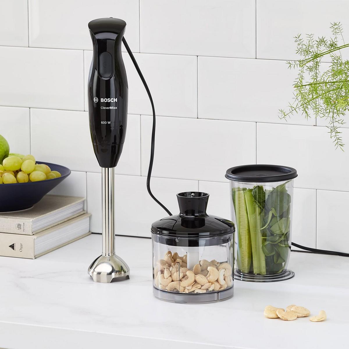 Frusta manuale Bosch MSM2610B CleverMixx con quattro lame 600 W nero