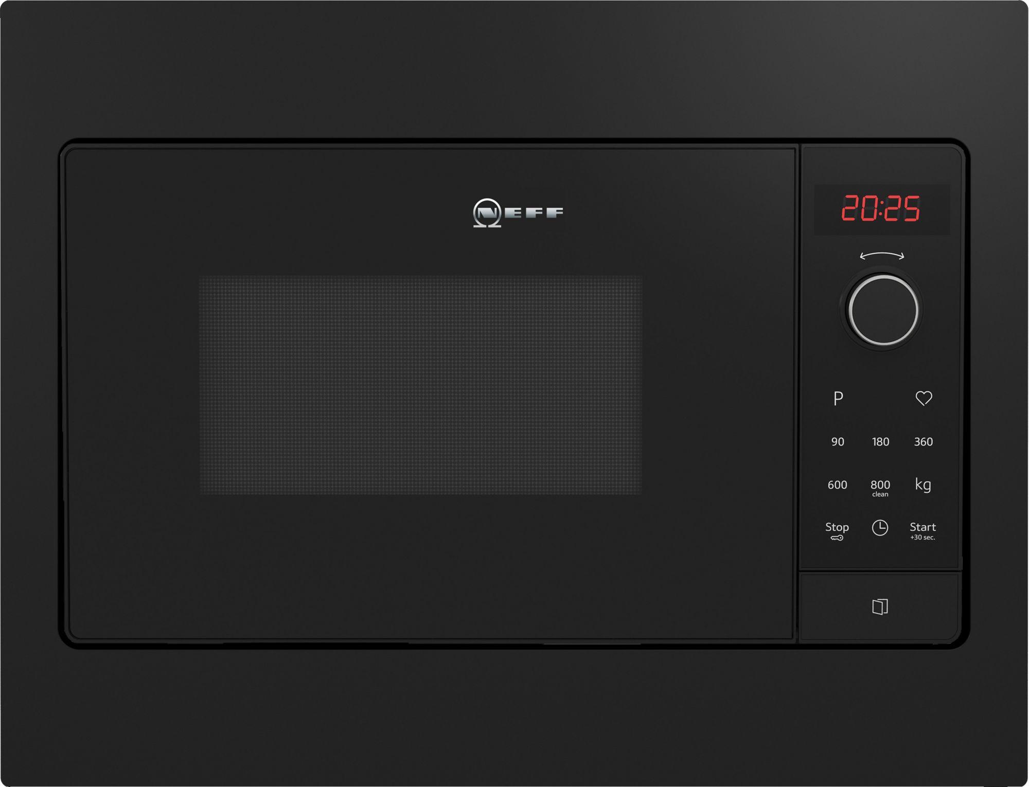 Neff HLAWG25S3 forno a microonde Da incasso Solo microonde 20 L 800 W Nero