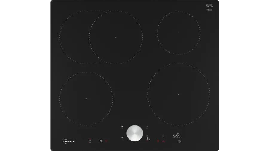 Neff T56PTF1L0 piano cottura Nero Da incasso 60 cm Piano cottura a induzione 4 Fornello(i)