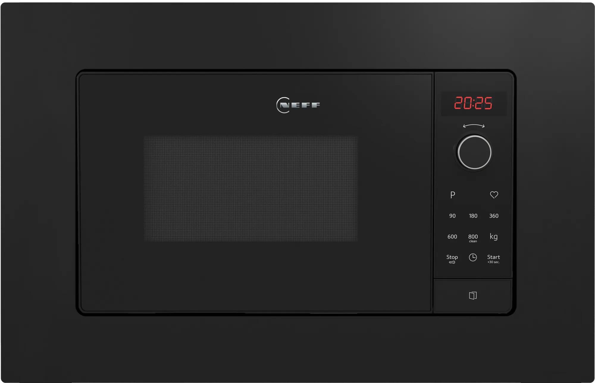 Neff HLAWG26S3 forno a microonde Nero Solo microonde Da incasso 20 L 800 W