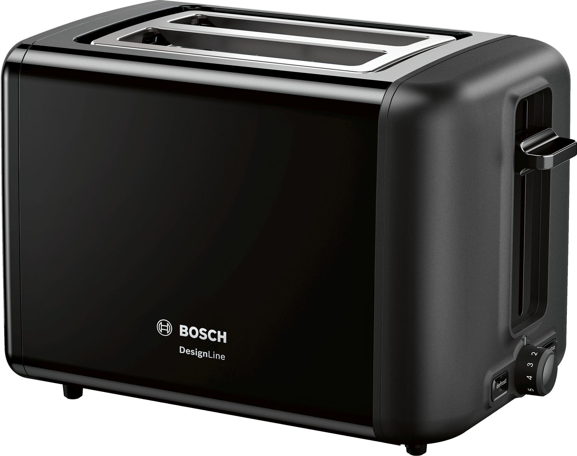 Bosch TAT3P423 tostapane 2 fetta/e 970 W Nero