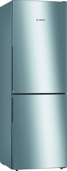 Bosch Serie 4 KGV33VLEA frigorifero con congelatore Libera installazione 289 L E Acciaio inossidabile