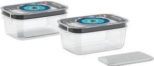 Bosch MSZV0FC2 recipiente per cibo Rettangolare Scatola Nero, Blu, Trasparente 2 pz