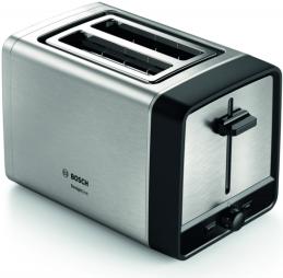 Tostapane Bosch TAT5P420DE, DesignLine compatto, acciaio inossidabile